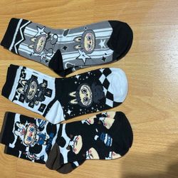 Labubu 3 Pk Socks