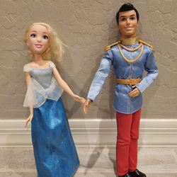 Disney Cinderella And Prince Charming Dolls