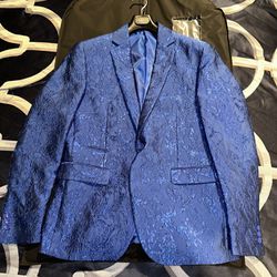 Blue Suit Jacket Slim Fit 