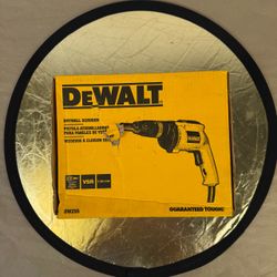 New DEWALT DW255 corded 6.0-Amp 5,300 RPM variable-speed reversing (VSR) drywall screwgun