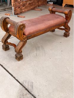 Wooden bench