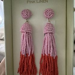 Pink/red Earrings 