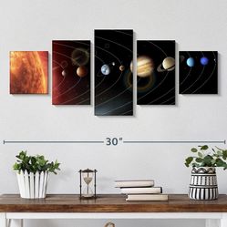 Wall Art - 5 Canvas Pieces 