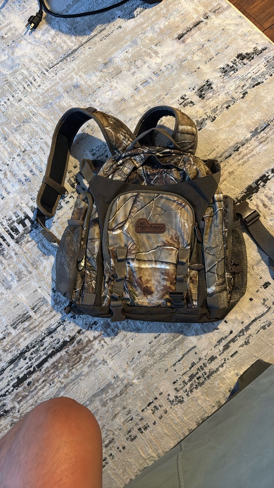 Hide Away Camo Backpack And Fanny