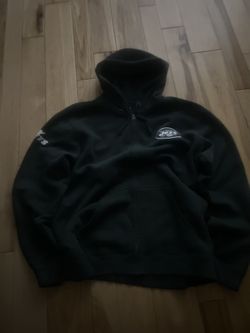 NFL New York Jets black zip up hoodie Size XL