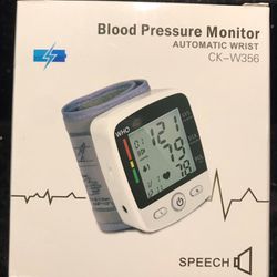 Wrist Blood Pressure Monitor, Automatic Digital Blood Pressure Cuff With  Usb Charging