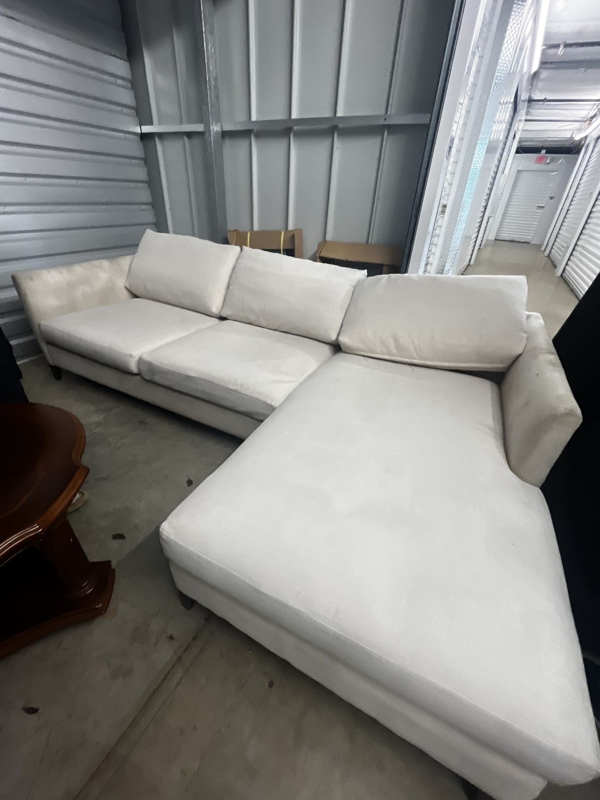 Vintage White Couch 
