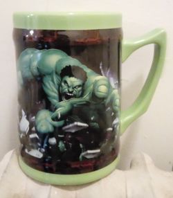 Hulk Neca Marvel 2003 Large Green Mug 3-D.