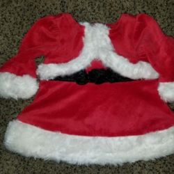 Santa Dress Size 0-3 mos
