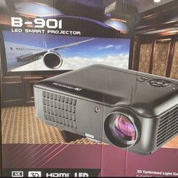 Bright Line Projector With Screen