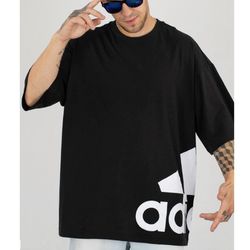 NWT Adidas badge boxy graphic short sleeve tee mens Size Large