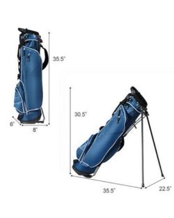 All new golf stand bag with 4 way storage