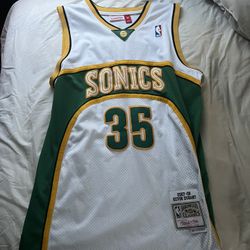 🔥 Authentic Mitchell & Ness Kevin Durant Sonics Jersey – M 🔥