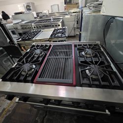 36" VIKING DUAL FUEL RANGE STAINLESS STEEL 