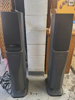 Sony SA-VA15 Powered Tower Speaker Pair + Remote