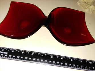 Red server dish or candy dish