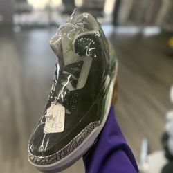Sz 12 | USED | 2021 Air Jordan Retro 3 Pine Green