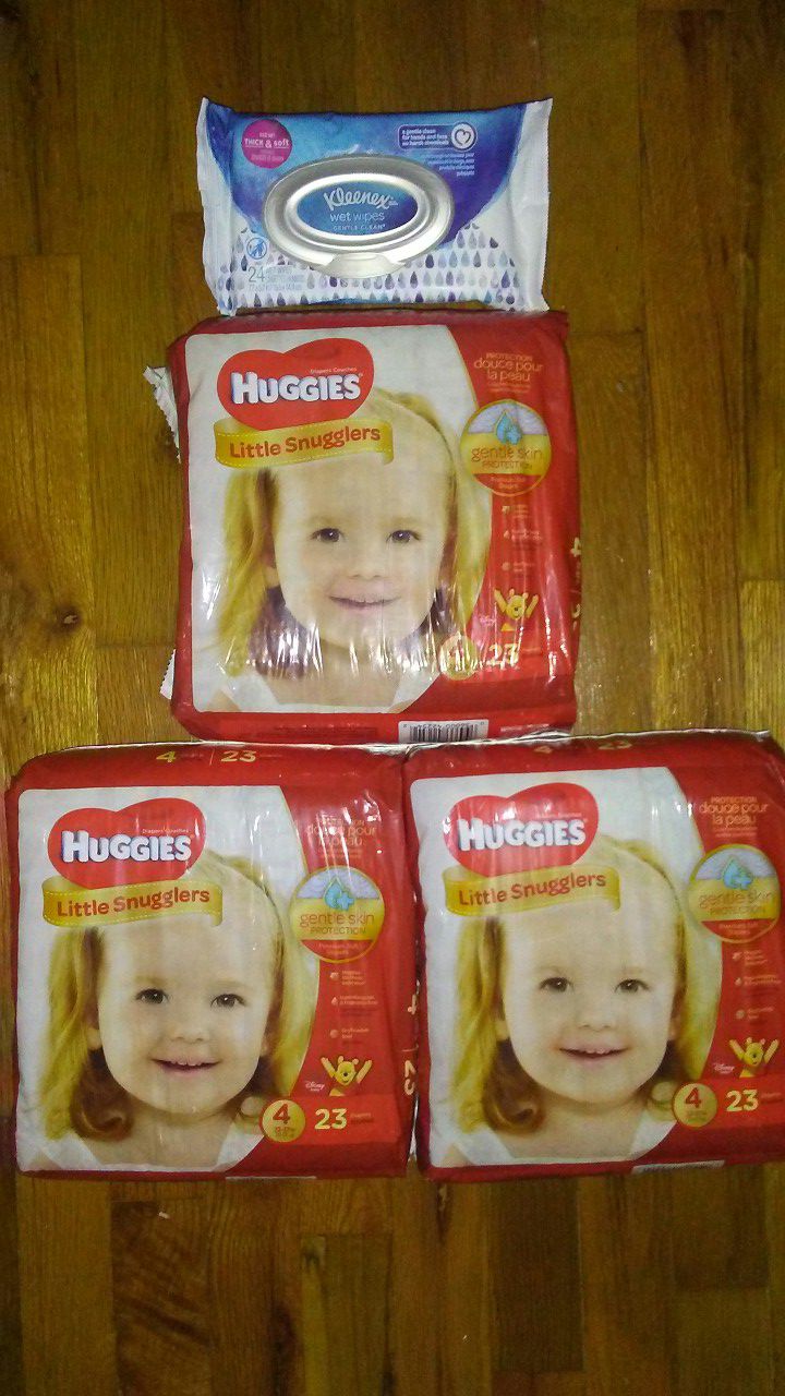 Huggies diapers sz 4