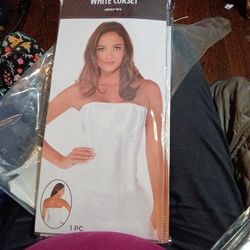 I Have Many Brand New White Corset Size M/L 