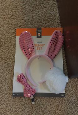 Youth bunny set costume