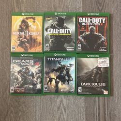Six Xbox One Games