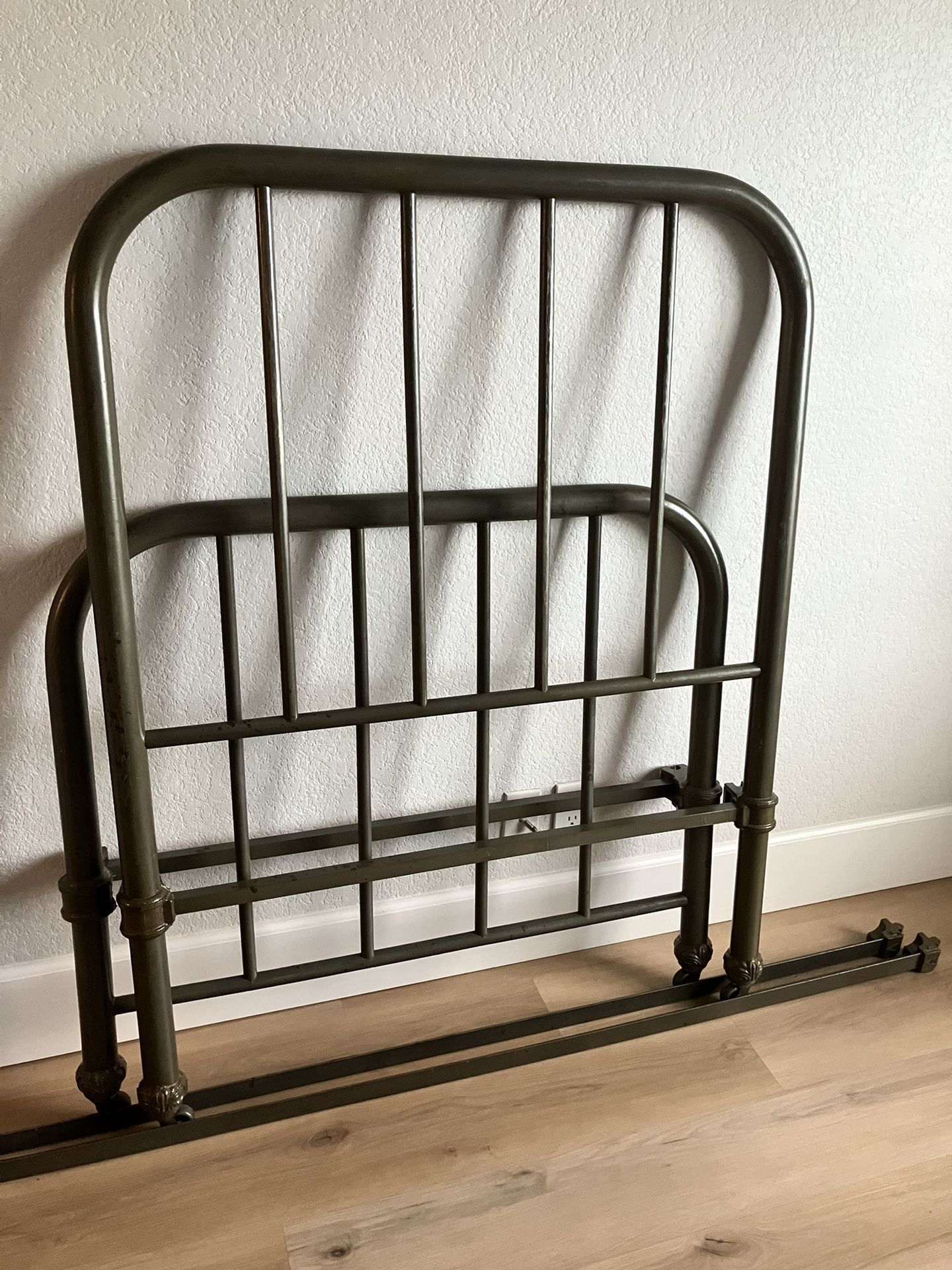Antique Iron Twin Bed Frame