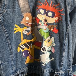 Nickelodeon Throwback Jean Jacket Sz M