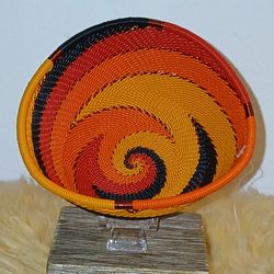 Zulu South African Woven Wire Basket