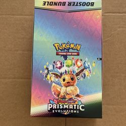Pokemon Prismatic Evolutions Booster Bundle display