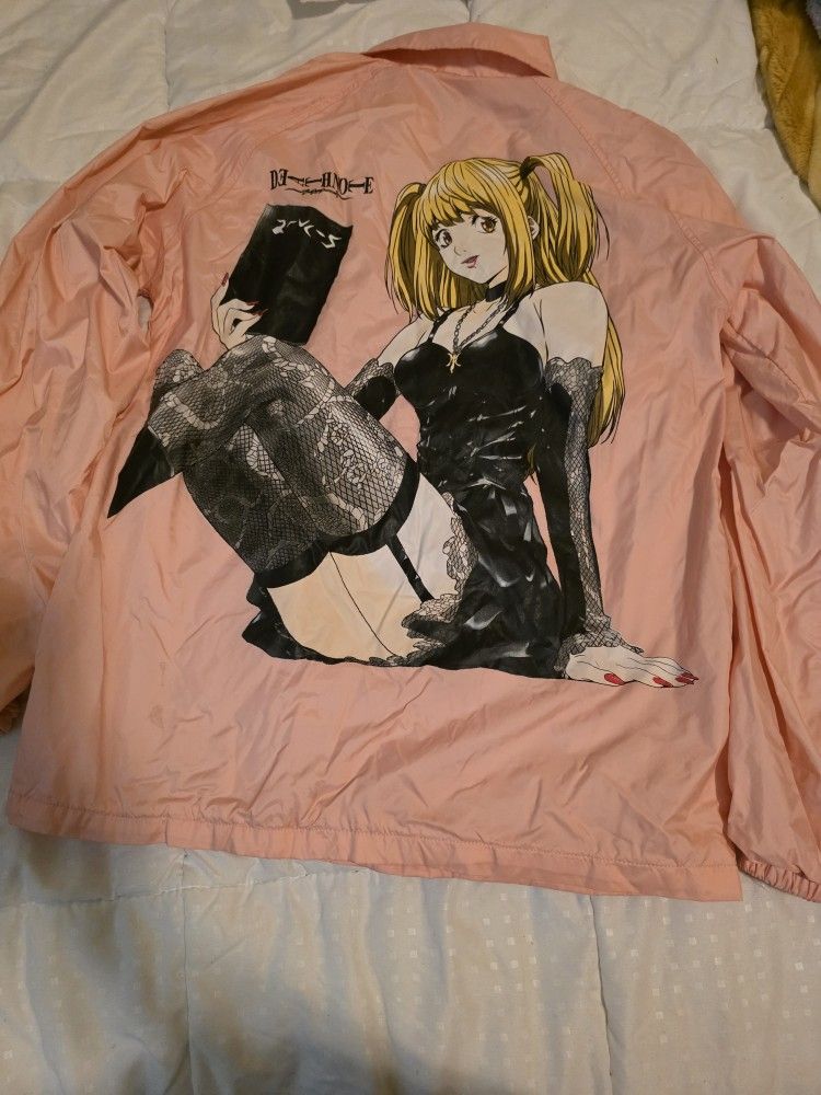 BROKEN PROMISES Pink Windbreaker Jacket