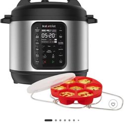 Instant Pot , 6 quarts, rice cooker 9 multi function cooking