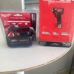 3/8 Impact   Wrench. With Battery 5/0