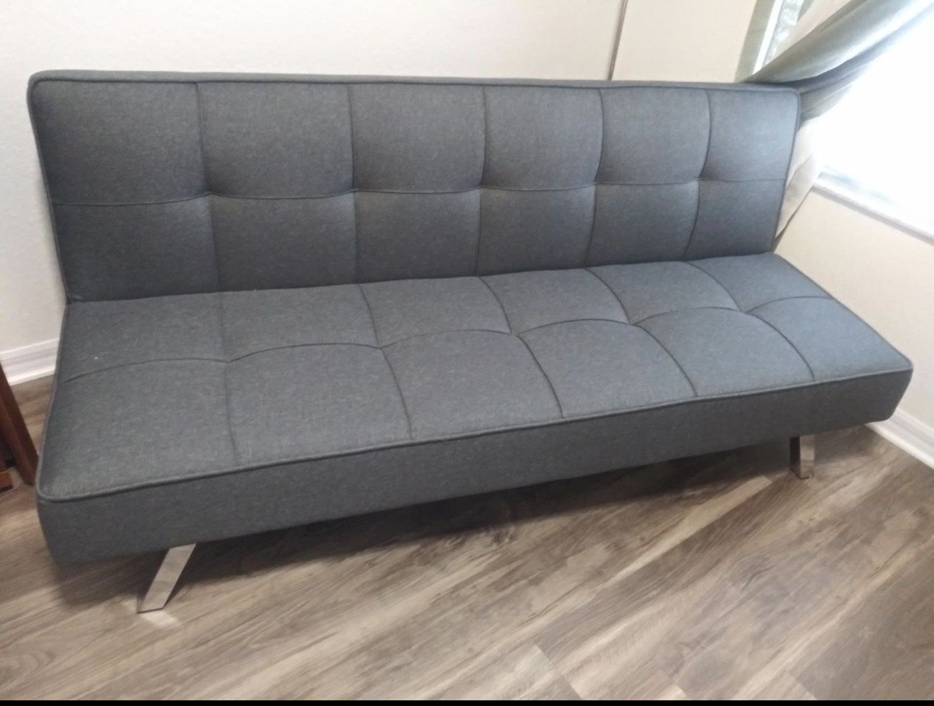 BRAND NEW  Charcoal Gray Futon