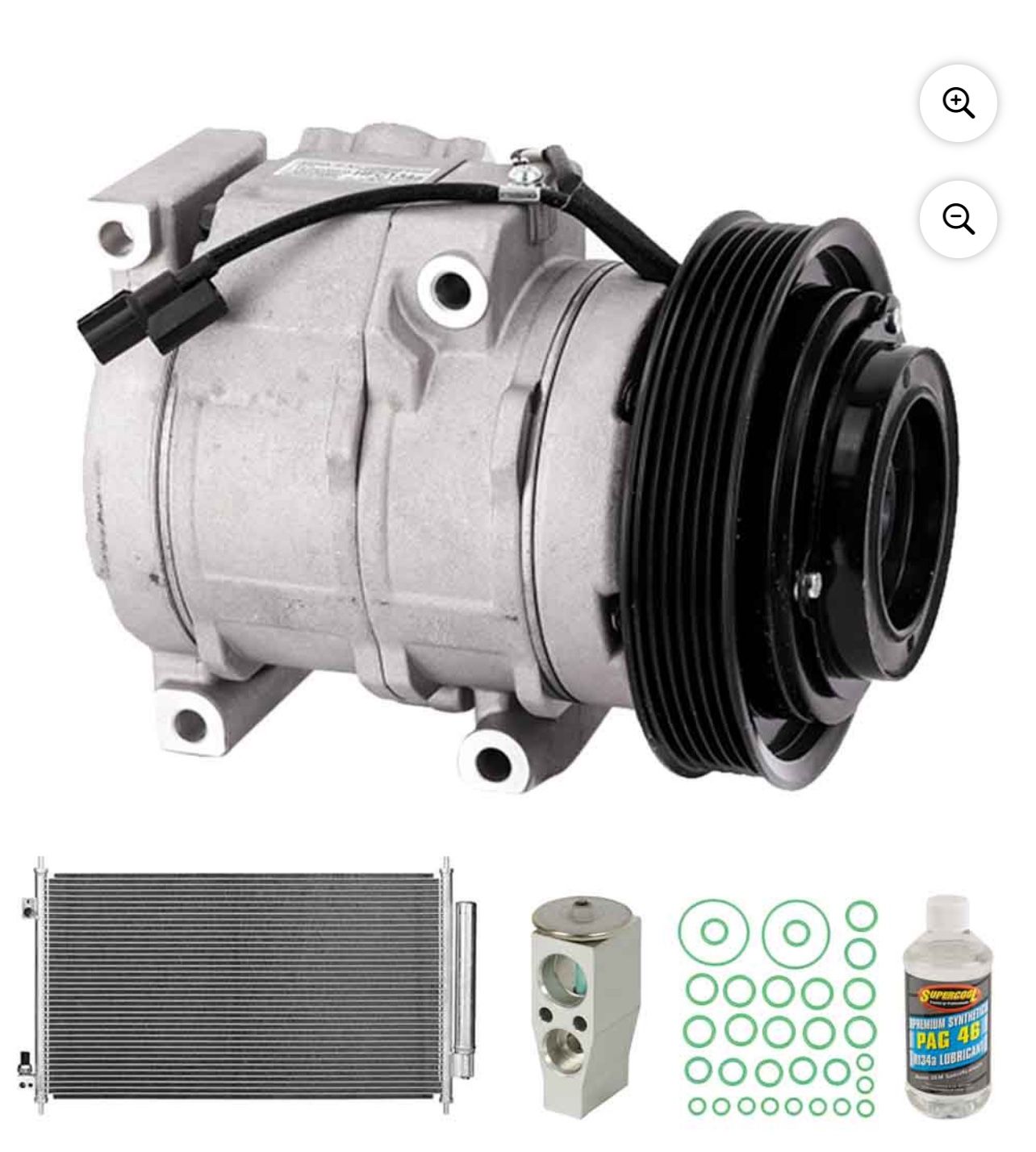 Acura RDX 2013 2014 2015 A/C Kit w/ AC Compressor Condenser & Drier - BuyAutoParts