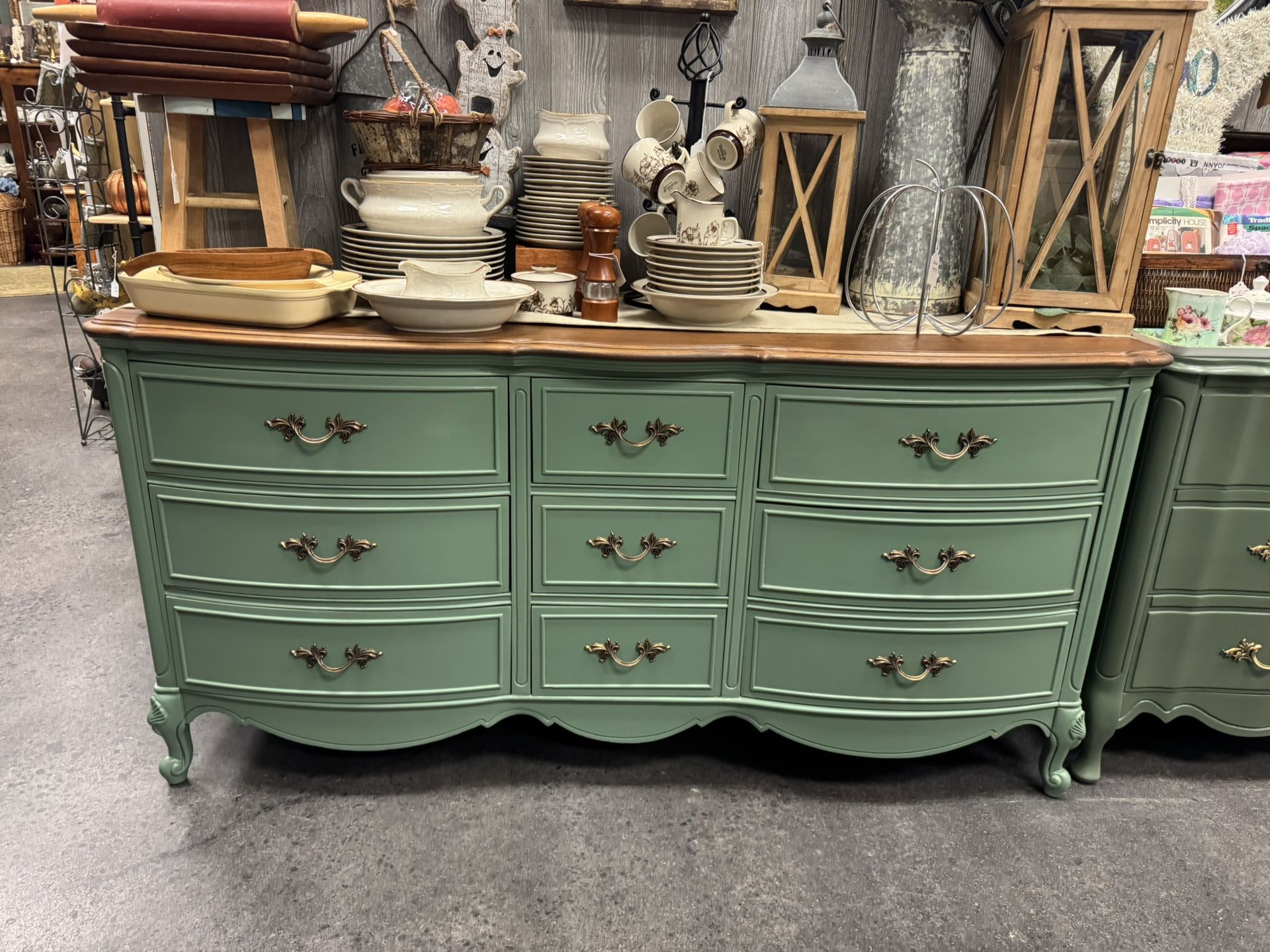 Newly Refinished Dixie French Provincial Dresser 