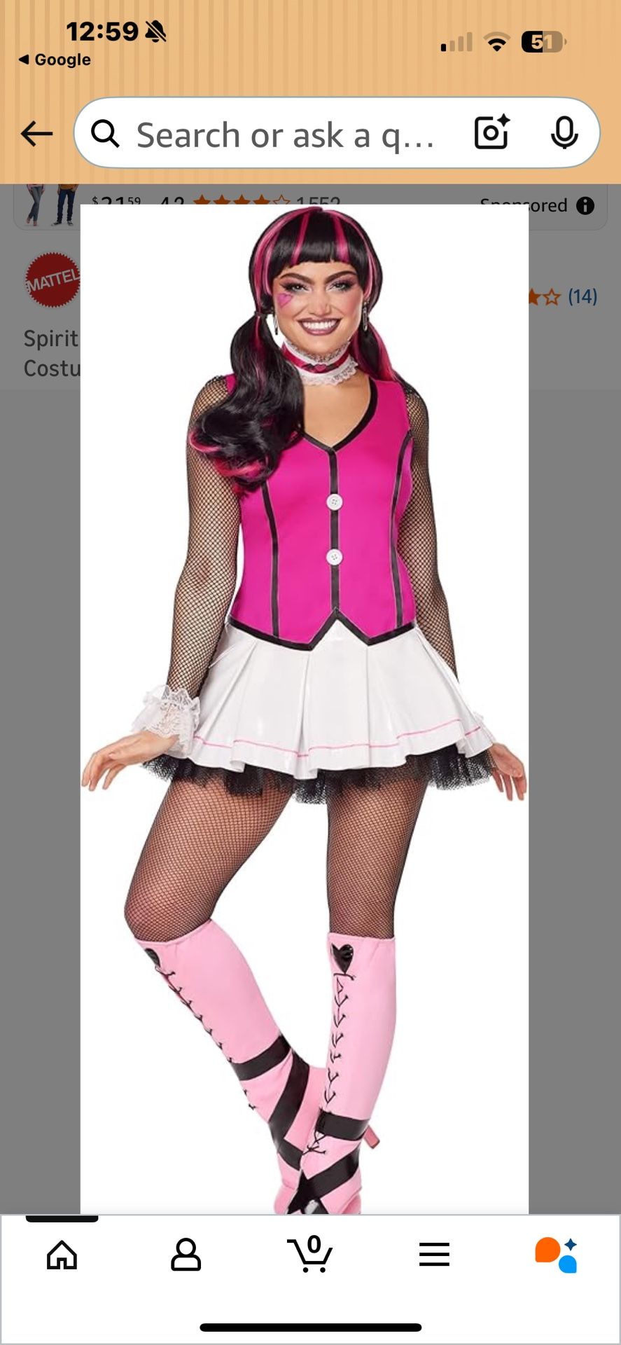 Like New!!! Monster High Draculaura Costume Size XS