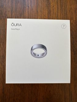 Oura Ring 4 – Silver – Size 7