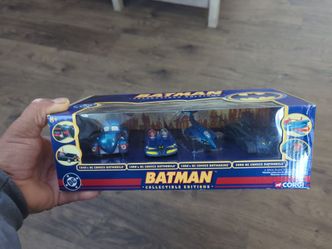 Batman collectible editions 4 batmobiles de  metal escala 1/43  nuebo