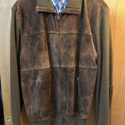 Men’s Leather Jacket Italy Size M