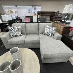 Brand New 🔻 $10 Down Payment Finance 🎗️Greaves Stone Sofa Chaise▪️# Sofa # Loveseat # Couch # Living Room Set