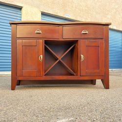wooden buffet