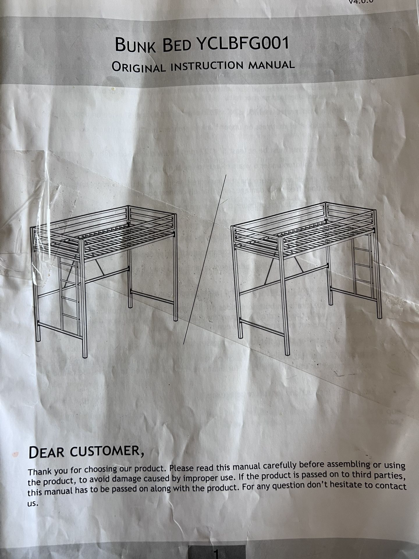 Metal Loft twin Size