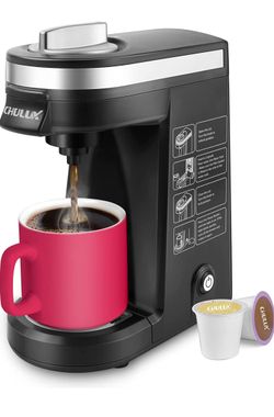 Coffee Maker Brewer for Single Cup Capsule with 12 Ounce Reservoir,Black

