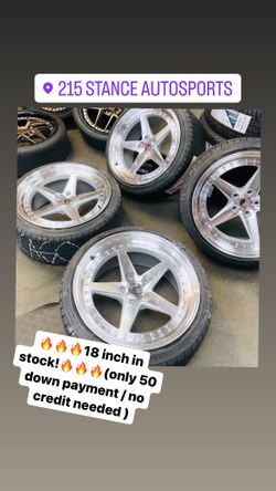 🔥🔥🔥18 inch in stock!🔥🔥🔥(only 50 down payment / no credit needed )
