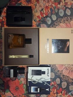 Burberry, prada, ysl cologne bundle
