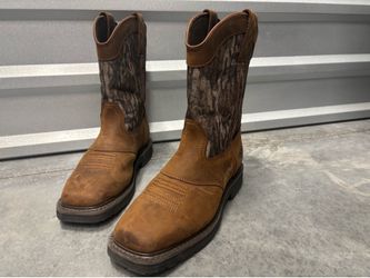 RedHead BONE-DRY Waterproof Camo Work Boots – Excellent Condition