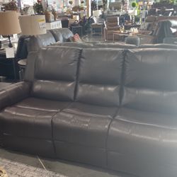 Grey Set Sofa And Love Seat