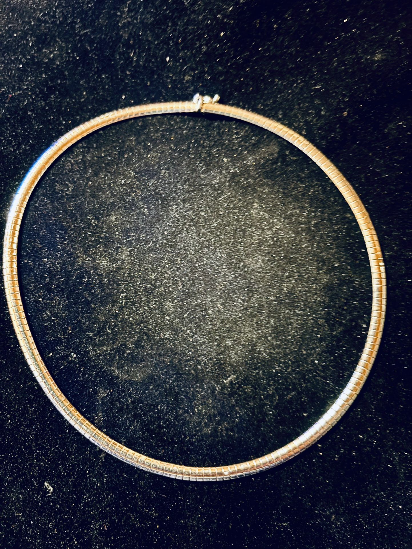 10k White Gold Omega Chain 21.43 Grams