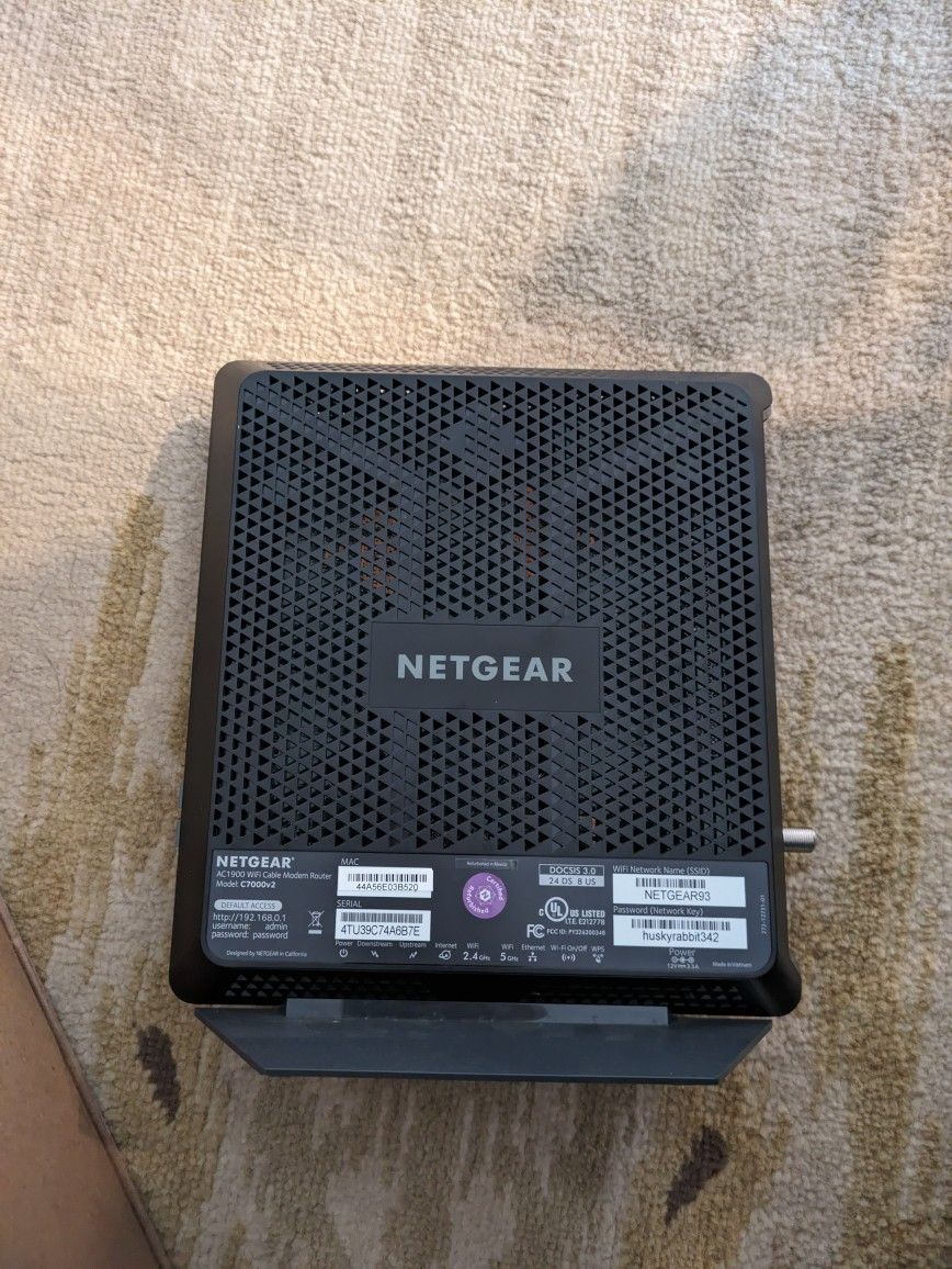 Netgear Nighthawk Router And Modem C7000v2