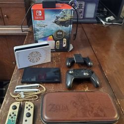 Nintendo Switch OLED TOTK Edition with Extras
